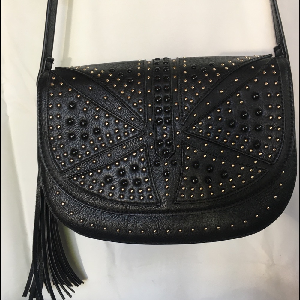 Black Beaded Purse
